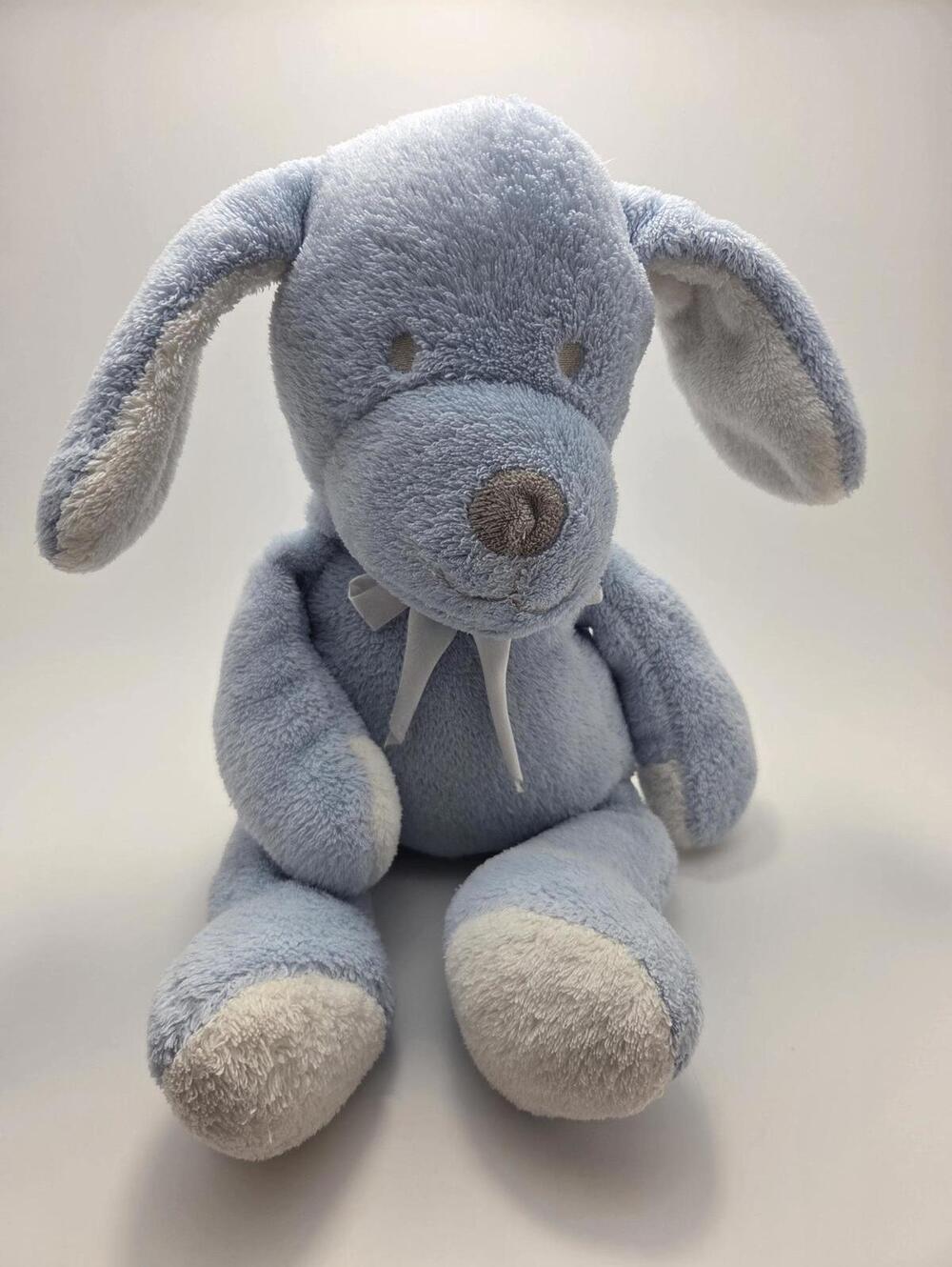 Vintage Baby Baby Blue Dog Plush (11 inch)